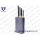 5 Band Portable 3G Cell Phone Signal Jammer HS Code 8543709200 Black