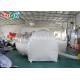 Dome Inflatable Tent Outside White Inflatable Air Tent Transparent For Camping / Traveling