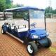 Blue 6 Seater 40 Mph Electric Golf Cart 60V 70km-90km Custom