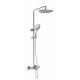 Zinc Handle Robust Copper Construction Thermostatic Mixer Shower With Rain Head