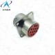 Harsh Environments XC24F12K1D1 Electroless Nickel Connector Shell with 12 Contacts