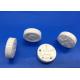 Zirconia Ceramic Disc / Round  Ceramic Block with Holes Slot Pattern Design