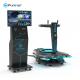 Black Vr Headset Simulator , Vibrating Virtual Gaming System 150kgs Weight