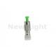 FC APC Female To Male 10db Attenuator Green Color For Optical Power Equalization