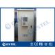 Galvanized Steel Outdoor Electronic Equipment Enclosures Single Wall Front Rear Access
