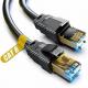 High Durability Cat 8 Shielded Ethernet Cable 10m 25m Cat8 Lan Cable