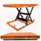 1000kg Single Electric Stationary Scissor Lift Tables Max Height 1300mm