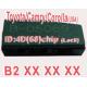 Toyota / Camry / Corolla 4D68 Duplicable Chip B2XXX Auto Key Transponder Chip