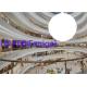 Interior Exhibition Hall Inflatable Moon Balloon Lights LED Theater Hanging 600W 160cm