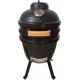 Outdoor Ceramic BBQ 15 Inch Kamado Grill With Cast Iron Stand