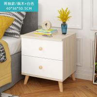 ODM 2 Drawer Wooden Bedside Table , Scratch Resistant 16 Inch Nightstand