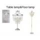 Crystal Bead Simple Modern Table Lamp With E26 27 E12 E14 Socket