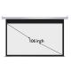 Excellent Clear Photo Motorized Projection Screen 106inch Diagonal 16:9 Projector Canvas