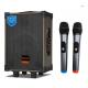 OEM Portable Wooden Karaoke Party Speaker Dj Sound System Guitar Input