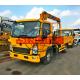 4x2 HOWO Cargo Transport Truck Chassis Truck Mounted Crane 120 - 140hp Power