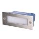 304 Stainless Steel Recessed LED Step Light 40000 Hours 4.8 VA Light Output