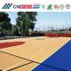 Outdoor Anti Slip Wooden Texture Basketball Court Flooring With Iaaf
