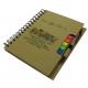 Freeuni ECO craft cover print logo PET sticky note Multi-function notebook with pen