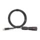FPMDLC to ODC Socket Waterproof Fiber Optic Patch Cord 2 Cores 9/125 OS2 TPU Jacket 4.8mm