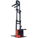 3 Stage Standing on Mast Electric Stacker 1.6ton load mast extender up to 5.5m