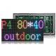 Waterproof Outdoor 3840Hz/S Fixed Led Display P4 P5 P6 P8 P10