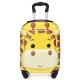 Polyester Kids Travel Luggage Zippered Waterproof With Retractable Handle