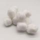 Disposable Organic Cotton Balls , Makeup Cotton Balls 100pcs White Color