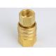 Straight - Through Interface High Flow Hydraulic Coupler Manual Sleeve Type ST Series