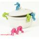 Creative Small People Shaped Lid Insert Candy Color Rubber Inserts Useful Mobile Phone Sta