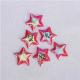 Flashing Stars Applique Crafts Christmas Holiday Embellishment With Logo