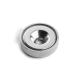Super Power 25mm Cup Magnet with Countersunk Hole Strength approx. 19kg Hole d1 5.5mm