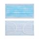 Elastic Earloop Medical Disposable Masks , Blue And White Surgical Mask