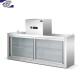 180W Stainless Steel Kitchen Fridge Freezer 140L Anticorrosive Wall Mounted