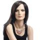 Synthetic Heat Resistant Wigs / Long Bob Wigs With Side Bangs