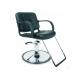 Big Footrest Hair Salon Chairs Round Base With Rubber Ring , Height Adjustable