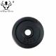 Black Paint Cast Iron Fitness Weight Plates Precise Weight For Weight Lifting