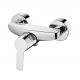 Shower Mixer Bar Wall Mounted Shower Faucet Single Lever Shower Mixer For Exposed Installation G1/2, Chorme Finished