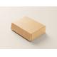 Brown Paper E Flute Corrugated Box Customize Logo