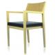 modern home solid wooden dining arm chair furniture
