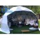 Customized Geo Dome Tents Commercial Outdoor Family Glamping Tent With Round Door