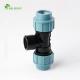 Direct Connection Germany Standard Pn16 PP Compression Fittings Male Tee for Irrigation