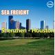 DDU DDP International Sea Cargo Services From Shenzhen to Houston