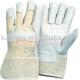 index finger flame resistant industry working man grain pig leather gloves / Glove