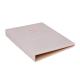 wooden 320*240*45mm pu leather information folder for 5-star hotel guest