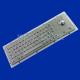 Ruggedized Panel Mount Metal Keyboard With Trackball / Stainless Steel Keyboard