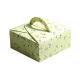 Disposable Small Cake Bakery Box Customzied Size Eco Friendly With Handle
