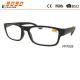 Unisex  fashionable reading glasses, made of plastic, Power rang : 1.00 to 4.00D