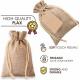Environmental Protection Jewelry Bags Cotton Coffee Bean Storage
