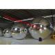 Colorful Inflated Helium Balloons / Inflatable Mirror Ball Ornaments For Advertising
