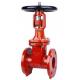 Fire Fighting Rising Stem Resilient Wedge Gate Valve With Ductile Iron Material